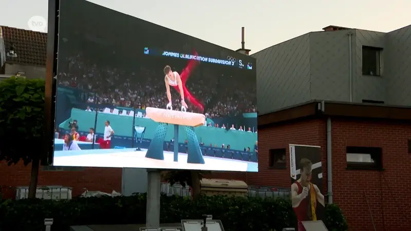 Teleurstelling maar ook trots bij supporters van gymnast Luka Van den Keybus in Sint-Niklaas