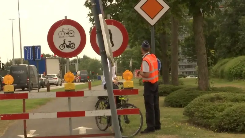 Zwakke weggebruikers laten omleiding liever links liggen aan kruispunt Mechelse Poort