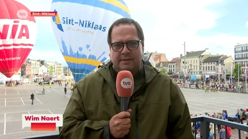 Ballonnen kunnen opnieuw niet opstijgen, Wim Naert op Vredefeesten: “Ontzettend veel wind”