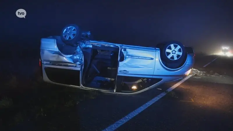 Bestuurster onder invloed richt ravage aan op N41 in Grembergen