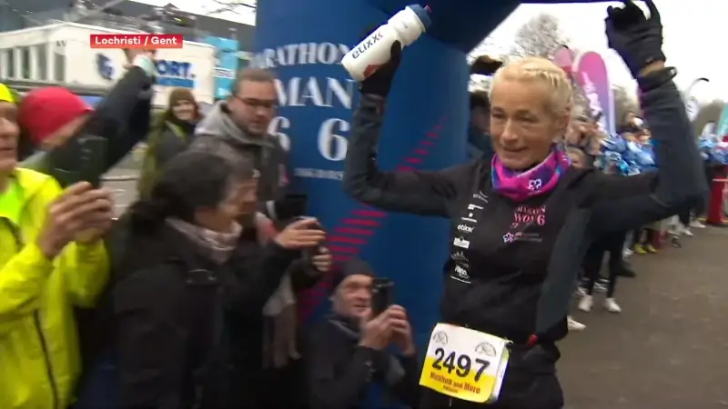 Hilde Dosogne loopt 366ste marathon van het jaar: "Ik heb het allemaal een beetje onderschat"