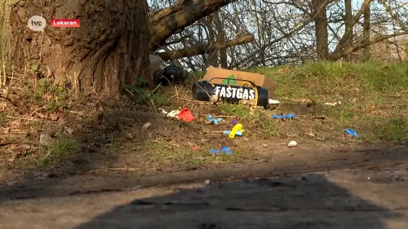 Deze maand al 200 flessen lachgas opgehaald in Lokeren, politie: "Bijna wekelijks betrappen we gebruikers"