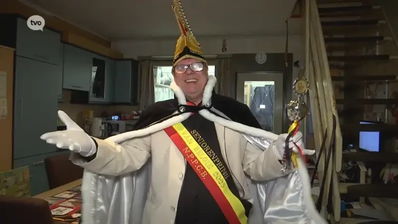 Schlagerzanger Rudy Jones kroont zich tot seniorenprins carnaval: "Zo veel mogelijk plezier maken en genieten van het leven"