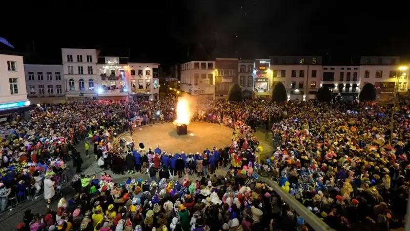 Aalst Carnaval is bijna voorbij, volg de Popverbranding via onze livestream