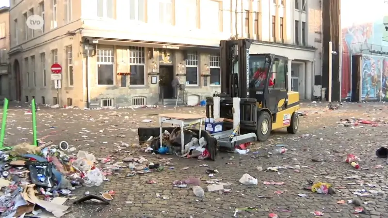 Aalsterse 'koisploeg' maakt balans op, handelaars doen deuren weer open: "60 ton afval