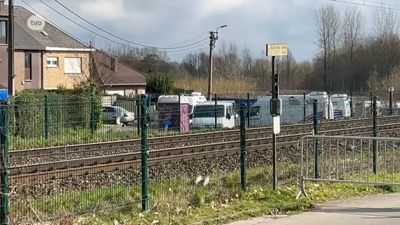 Parket en politie houden reconstructie van moord op Christiane Van der Haeghen in Wetteren