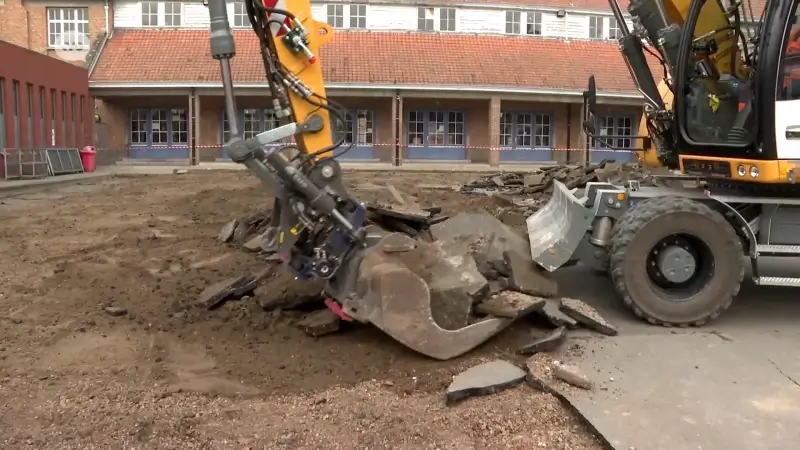 Mariagaard Wetteren ondergaat groene transformatie: "2.000 m² beton verdwijnt"