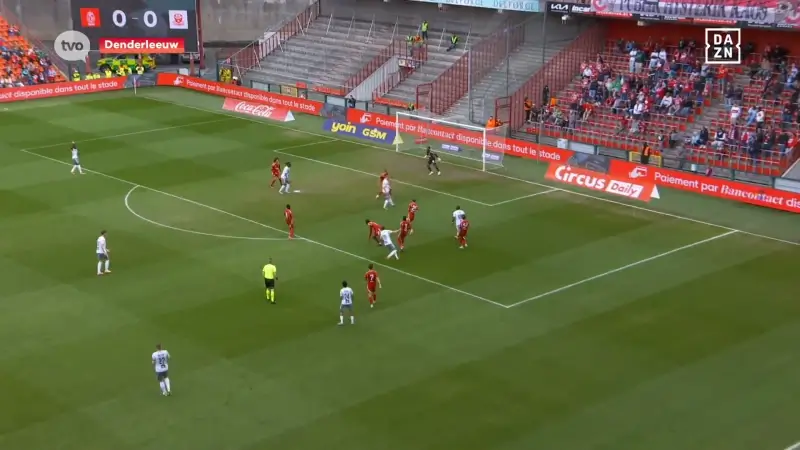 FCV Dender speelt gelijk bij Standard Luik en staat vierde in Europe Play-Offs