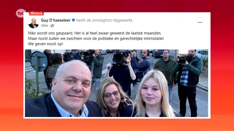 Guy D'haeseleer reageert op facebook: "We zullen nooit zwichten"