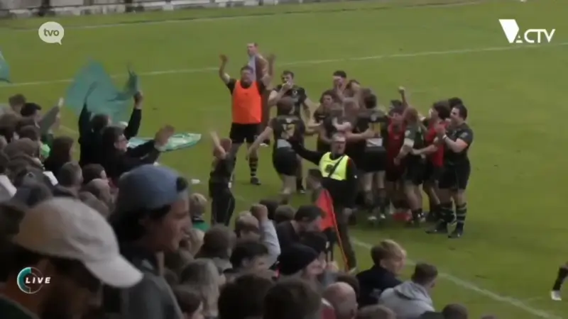 Rugby Club Dendermonde kroont zich voor derde keer op rij tot kampioen