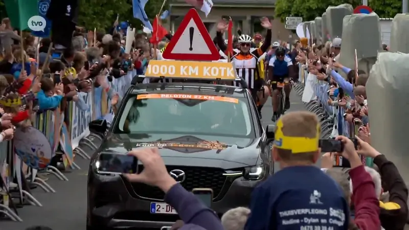Veel sfeer in Buggenhout als eerste 'middagstad' voor de 1000 kilometer tegen kanker