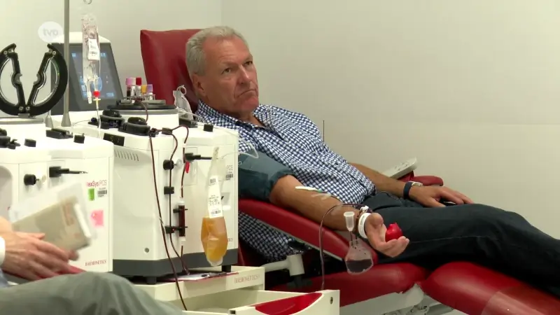Emiel is meest frequente donor van Aalsterse Rode Kruis-centrum: "Bijna 1.500 keer, maar hoeveel liters... Dat ga ik niet uitrekenen"