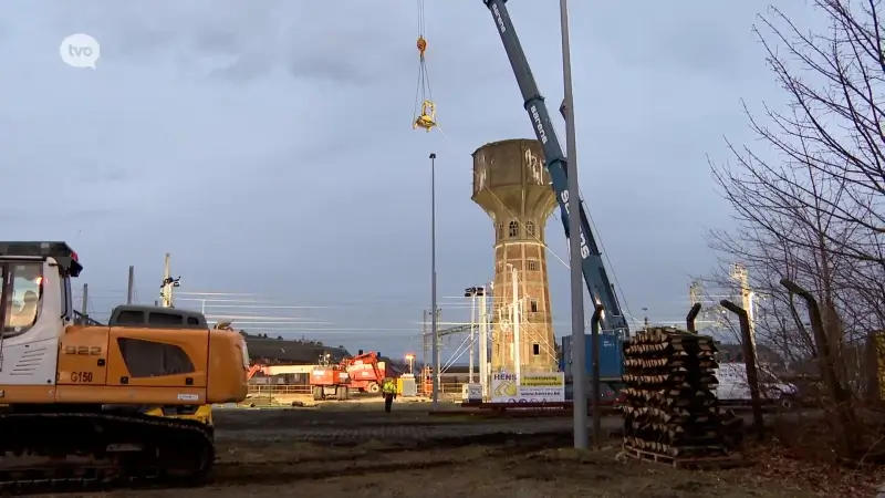 Nieuwe poging tot afbraak watertoren Denderleeuw dit Pinksterweekend