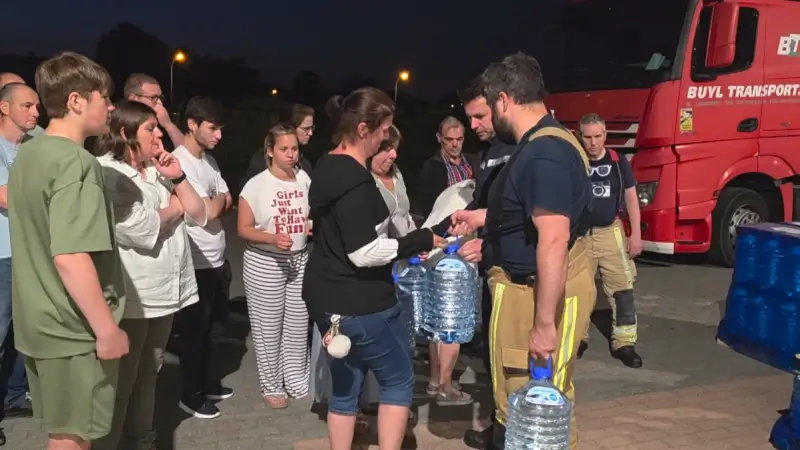 40-tal huizen in Haaltert zit nog steeds zonder water, lek normaal tegen vanavond hersteld