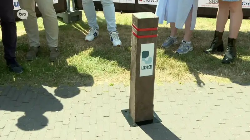 In Lokeren staat straks de eerste CO2-negatieve verkeerspaal van het land: "Gemaakt van restafval, plastic en hennep"