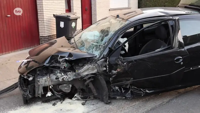 Straatracer met voorlopig rijbewijs ramt bestuurder tegen gevel van woning in Haaltert