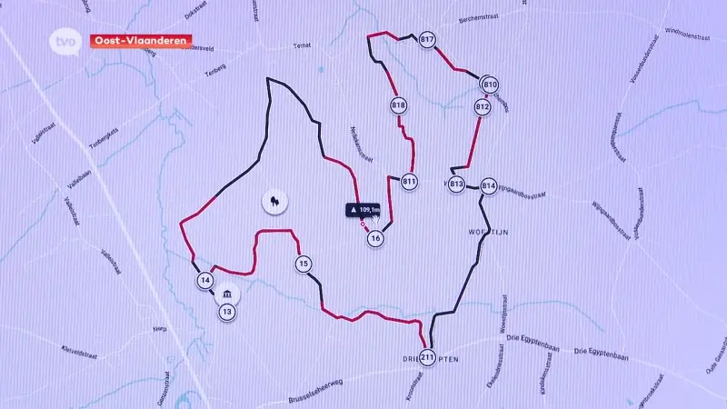 Wandelaars en fietsers downloaden 300.000 Oost-Vlaamse routes