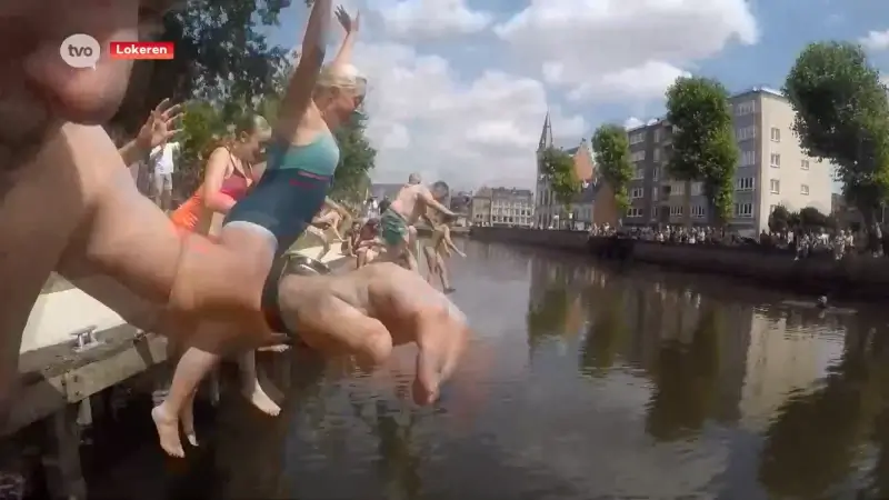 Big Jump in Lokeren is één van de weinige die wel doorgaat, geen last van blauwalg
