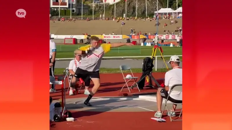Kogelstoter Andreas De Lathauwer tiende op EK U23 in Noorwegen