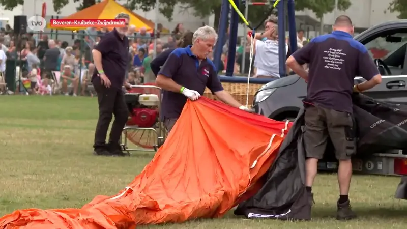 Weersomstandigheden maken het weer moeilijk, geen enkele ballon stijgt op tijdens tweede avond Beveren Air