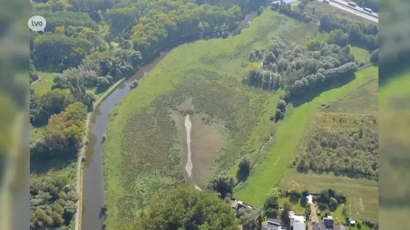 VLM en Natuur en Bos starten werken natuurinrichtingsproject Wellemeersen in Denderleeuw
