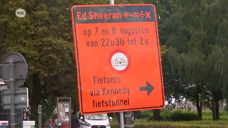 Organisator concert Ed Sheeran voorziet extra parkeerplaatsen op Linkeroever