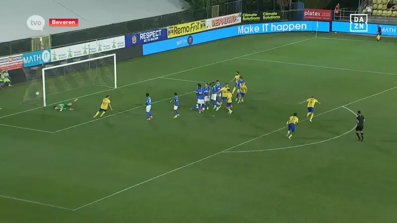 SK Beveren staat op kop van Challenger Pro League na zuinige 1-0 zege