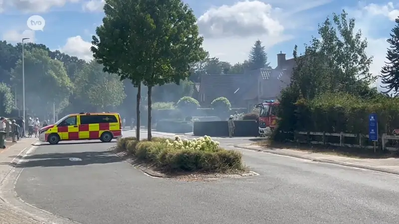 Tuinhuis brandt volledig uit in Laarne: overslag naar woning vermeden