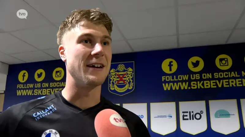 SK Beveren-doelman Beau Reus na overwinning in derby: "Dat het zo lang 0-0 bleef is het enige dat we ons kunnen verwijten"