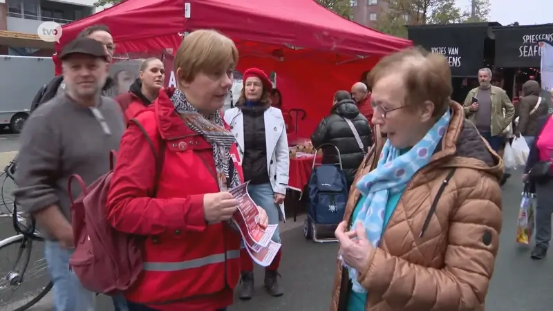 Hoofdafbeelding voor artikel Toch ABVV-actie op markt Ninove…
