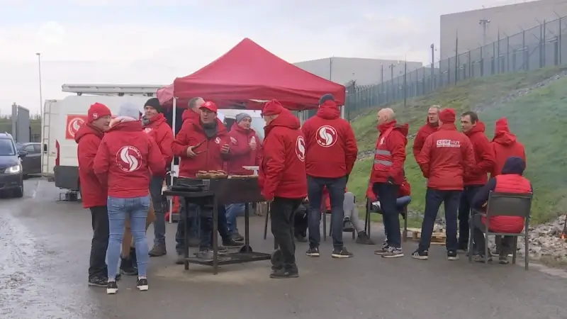 Kerncentrale Doel urenlang geblokkeerd door stakingsactie van socialistische vakbond