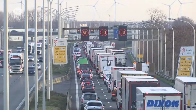 Hoofdafbeelding voor artikel Kennedytunnel richting Gent…