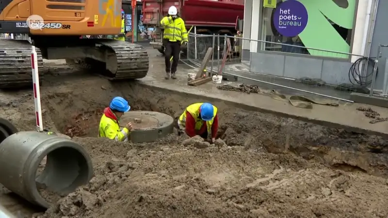 Wekelijkse markt tijdelijk verplaatst voor wegenwerken in centrum Ninove
