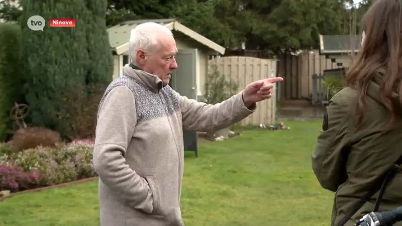 Inbreker op de vlucht nadat hij op heterdaad betrapt wordt door bewoonster in Ninove