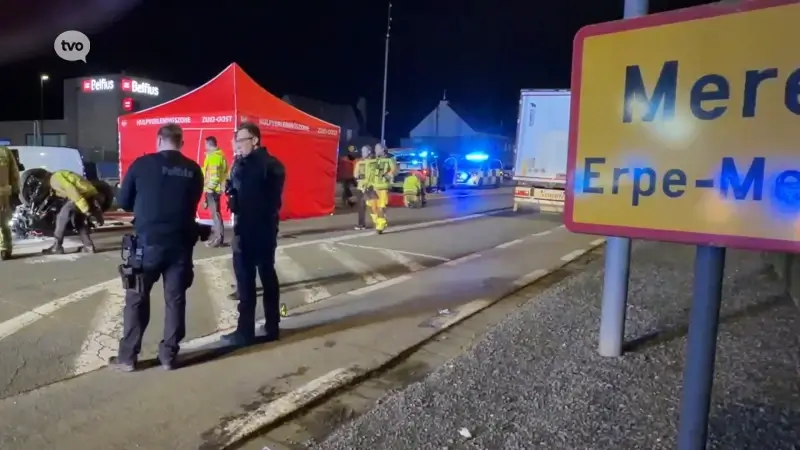 Motorrijder sterft na aanrijding in Erpe-Mere
