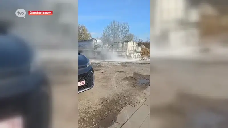 Buurtbewoners ongerust over werken in Denderleeuw