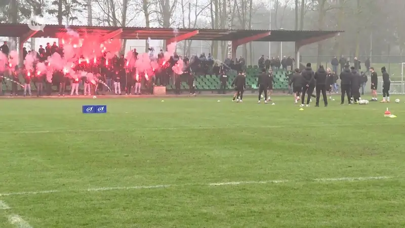 Supporters op sfeertraining in Lokeren: "Beveren is te pakken, wij zijn de besten"