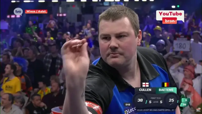 Andy Baetens stoot door in Lecot Belgian Darts Open, ook Mike De Decker vanavond in actie