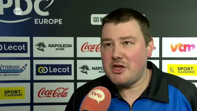 Het sprookje van Andy Baetens zit erop in Wieze na 6-1 nederlaag tegen Jonny Clayton: "Ik ben wel ontzettend trots dat ik tot hier ben geraakt"