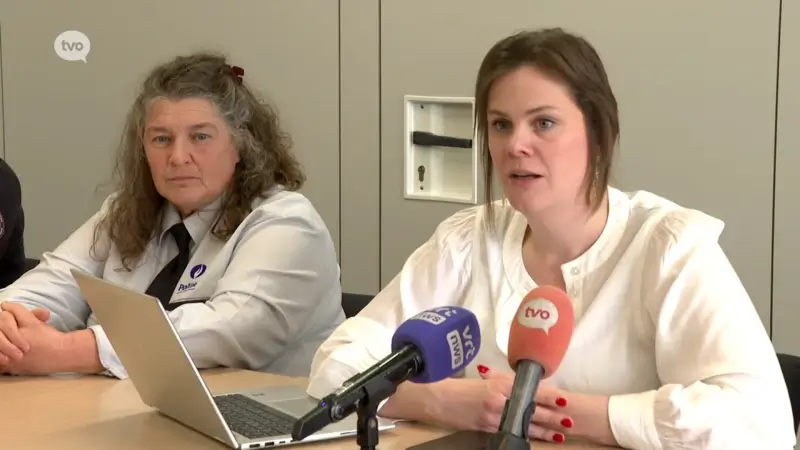 Burgemeester Lotte Peeters: "Brand is onder controle, maar heropflakkeringen zijn mogelijk"