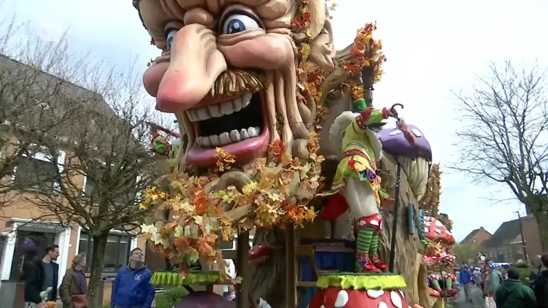 Waas carnavalsseizoen afgesloten met stoet met 58 wagens in Kieldrecht