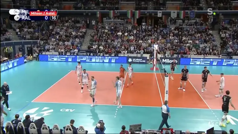 Geen mirakel voor Lindemans Aalst, Allianz Milaan domineert opnieuw en pakt Challenge Cup