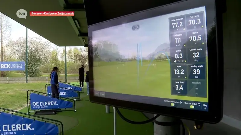Golfclub Beveren pakt uit met vernieuwde driving range met bijbehorende technische snufjes