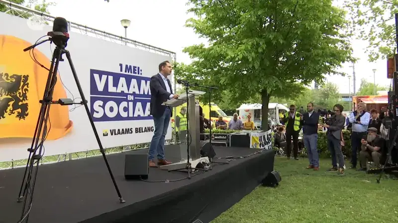 Vlaams Belang viert 1 mei in Ninove: "Was ook vorig jaar het plan"