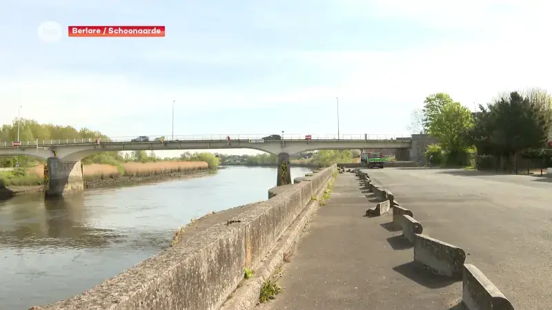 Schoonaardebrug over Schelde gaat dicht, fietsers en voetgangers kunnen wel door