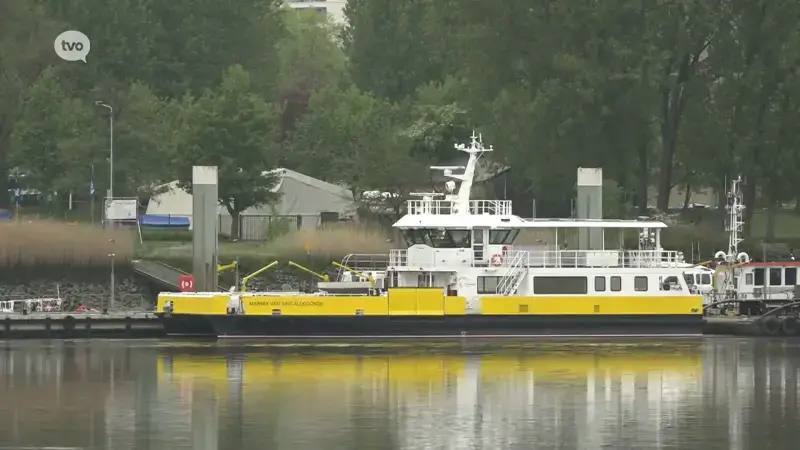 Gevolgen voor dienstverlening veer en waterbus door gezonken schip in Antwerpse haven