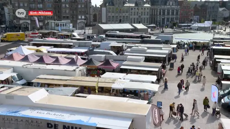 Vernieuwde Grote Markt in Sint-Niklaas krijgt ook een weekendmarkt