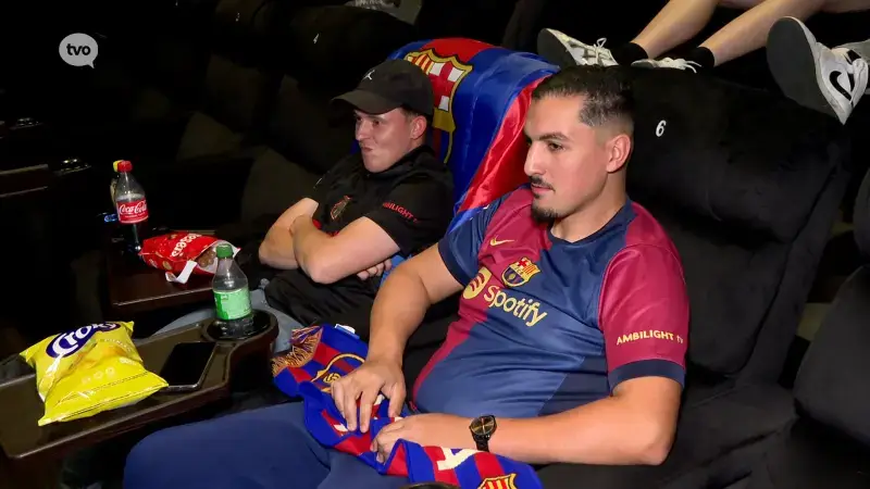 180 fans zakken af naar de cinema Pathé in Sint-Niklaas voor unieke ervaring met 'El Clasico'