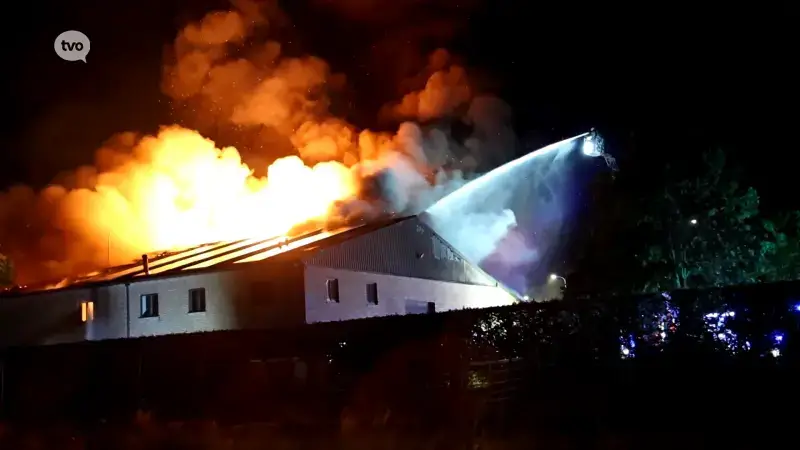 Hoofdafbeelding voor artikel Hevige brand in boerderij…