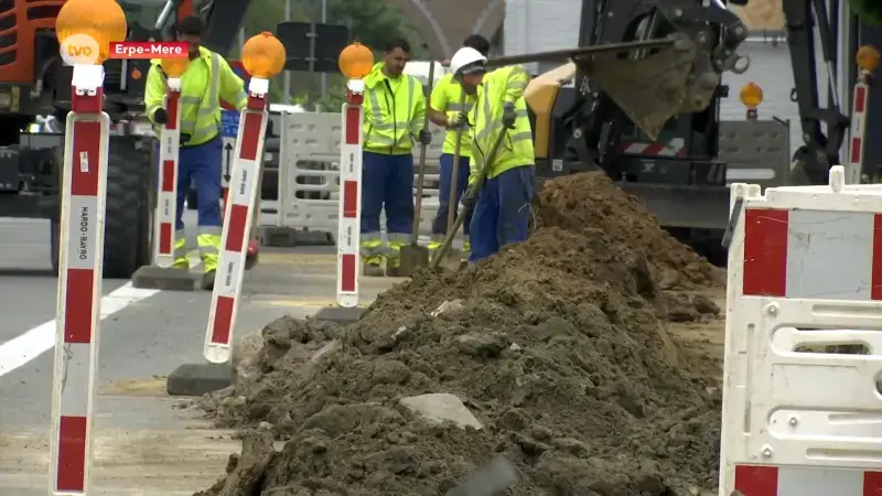 Hoofdafbeelding voor artikel Werken aan Oudenaartsesteenweg…